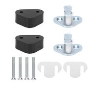 Jenngaoo Kit de Cales de Verrou Porte avec Boulons FQB500130, Remplacement Durable Compatible Véhicules Tout-Terrain 1986+, Installation Facile Kit de Cales Verrouillage Porte pour
