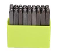 Jenngaoo Kit d'outils de marquage à main, 40 pièces en acier carbone 40Cr pour poinçonnage et empreintes, pour fabrication de bijoux et marquage sur métal, bois, cuir, boîte de ran (Minuscule)