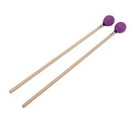 Jenngaoo Marimba Mallets, Paire de Mailloches de Marimba, Tête en Laine Filée Dure Moyenne, Manche en Érable, Convient aux Instruments de Percussion, pour Joueur Débutant ou Profes (Violette)
