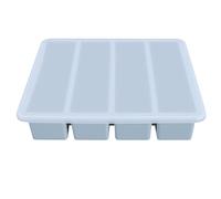 Jenngaoo Moule à Glaçons Long Silicone avec Couvercle Bouteille (Blue) | Idéal Pour Rafraîchir Vos Boissons Dans Des Gourdes Ou Bouteilles À Goulot Étroit Lors De Vos Déplacements
