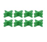 Jenngaoo Outils d'Espacement de Lames de Terrasse, Gabarit d'Espacement 4 Épaisseurs 1/16 1/8 3/16 1/4 Pouce Vert, pour Bois Traité et Lames Composite PVC