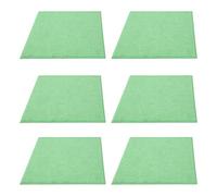 Jenngaoo, Panneau d'absorption Acoustique épais, 6 pièces, Réduction de la réverbération, Isolation phonique, Mousse absorbante pour Murs, Installation Facile sans Outils, pour stu (Vert Fruit)