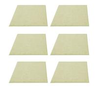 Jenngaoo, Panneau d'absorption Acoustique épais, 6 pièces, Réduction de la réverbération, Isolation phonique, Mousse absorbante pour Murs, Installation Facile sans Outils, pour stu (Jaune)