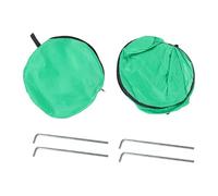 Jenngaoo Sac de Ramassage de Feuilles Portable, Sac de Jardin Reutilisable Pliable avec 4 Clous au Sol pour Déchets de Pelouse et de Cour, Taille 35.4x23.6x23.6 Pouces