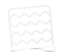 Jenngaoo Séparateur de Rangement pour Placard, Panneau de Division Multifonction, Organisateur d'Étagère pour Vêtements, Livres, Bureau, Durable et Réglable, Blanc