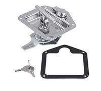 Jenngaoo Serrure à Poignée en T Acier Inoxydable, Cadenas Boîte à Outils avec Clés pour Camion Remorque Armoire Électrique