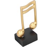 Jenngaoo Statue Sculpture de Note Musique, Décoration Musicale Sculpture en Résine Cadeau Musical à la Maison Salon Piano Chambre Décor de Bureau - 6,8'' x 1,9'' x 2,3''
