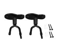 Jenngaoo Support pour Violon en Fer avec Patin Antidérapant en Caoutchouc Support Mural Réglable à Double Crochet pour Violon et Alto, Idéal pour Salle de Pratique et Studio (2 Paquets)