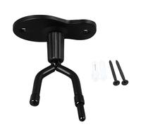 Jenngaoo Support pour Violon en Fer avec Patin Antidérapant en Caoutchouc Support Mural Réglable à Double Crochet pour Violon et Alto, Idéal pour Salle de Pratique et Studio (1 Paquet)