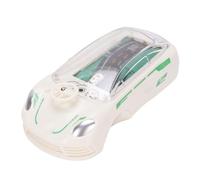 Jenngaoo Volant de Course Simulé pour Enfants, Console de Jeu Portable avec Retour de Force Taille Compacte, Expérience de Conduite Réaliste Multijoueur - Circuits Variés pour Déve (Blanc)