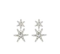 Jennifer Behr - Boucles d'oreilles pendantes étoile - Femme - Accessoires - Gris - Taille: ONE Size