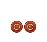 Jennifer Behr - Cara Earrings - Femme - Accessoires - Rouge - Taille: ONE Size