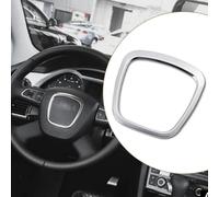 Jennifer Garniture D'Emblème De Corps D'Autocollant De Volant D'Auto D'Alliage D'Aluminium Compatible avec Audi A3 / A4 / A5 / Q5 / Q7-2pcs