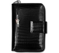 Jennifer Jones Portefeuille en cuir pour femme noir protection RFID OPJ711S