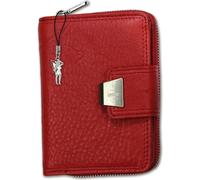 Jennifer Jones Portefeuille en cuir rouge pour femme 12.5x3.5x9cm D2OPJ708R