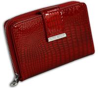 Jennifer Jones Portefeuille Femme RFID Blocker rouge Cuir Croco D2OPJ711R