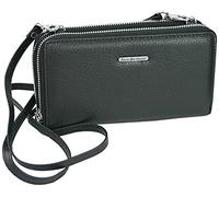 Jennifer Jones - Sac à Main en Cuir avec Compartiment pour téléphone Portable 2 en 1, avec Protection RFID, Noir