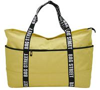 JENNIFER JONES - Sac de Loisirs XXL pour Femme, Sac de Sport à Bandoulière avec Fermeture Éclair, Jaune