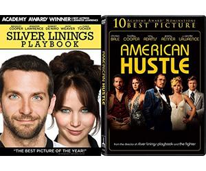 Jennifer Lawrence 2-Movie Bundle - American Hustle & Silver Linings Playbook Collection