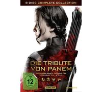 JENNIFER LAWRENCE - TRIBUTE VON PANEM,DIE/COMPLETE COLLECTION 8 DVD NEUF