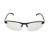 JenNiFer Lunettes De Soleil À Verres Photochromiques Polarisés Uv400 pour Hommes Driving Transition Lens Grey Grey Black - Grey