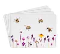 Jennifer Rose Gallery Lot de 4 Sets de Table en liège résistant à la Chaleur Motif Abeilles