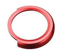 JenNiFer Un Moteur Start Stop Bouton Interrupteur Autocollant Cercle Cover pour BMW Série 1 2 3 4 - Rouge