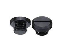 JenNiFer Vis De Prise De Trou De Miroir M10X1.25 CNC pour Honda/Yamaha/Suzuki/Kawasaki - Noir