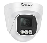Jennov 5MP Caméra Surveillance WiFi Extérieure, Caméra Supplémentaire | Grand Angle 120°, Enregistrements 24/7, Vision Nocturne Couleur, Détection Humaine, Seulement WiFi NVR, EseeCould APP