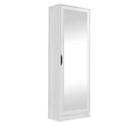 JENNY - Armoires à Chaussures avec Miroir Comprenant 7 Etagères. -