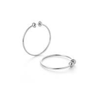 JENNY BIRD Icon Boucles d'oreilles créoles en laiton, sans pierre précieuse, laiton, sans pierre précieuse