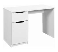 JENNY - Bureau 1 Porte 1 Tiroir Coloris Blanc - Altobuy Blanc G
