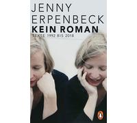 Jenny Erpenbeck Kein Roman (Relié)