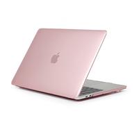 Jennyfly Coque de protection anti-rayures pour MacBook 12 pouces, coque de protection en plastique lisse, coque rigide ultra fine, compatible avec MacBook 12 pouces, modèle A1534 - Rose