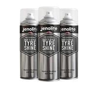 JENOLITE Back To Black Lot de 3 aérosols de brillance pour pneus | Restaure et protège les pneus | Pansement instantané | Effet mouillé longue durée | 500 ml