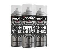 JENOLITE Cuivre anti-grippage - 3 x 400 ml (très résistant aux hautes températures, protège contre la corrosion et les crises, empêche les freins de couinement)