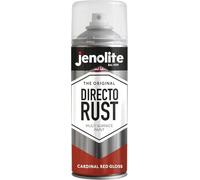 JENOLITE Directorust Bombe Peinture Brillante | ROUGE CARDINAL | 400ml | Peinture Aérosol Anti-Rouille Pour Métal | Peinture Aérosol Brillante Multi-Surfaces Pour Bois, Métal, Plastique | RAL 3001