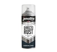 JENOLITE Directorust Peinture en aérosol finition satinée | GRIS CHARBON | 400ml | Peinture antirouille pour métal | Peinture en aérosol multi-surfaces : métal, bois, plastique | RAL7016
