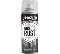Jenolite Directorust Peinture en spray - Gris ardoise - Application directe sur la rouille - apprêt, sous-couche et couche de finition - Satiné - 400 ml (RAL 7031)
