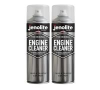 JENOLITE Nettoyant moteur en aérosol | Spray nettoyant et dégraissant pour moteur | 2x500 ml | Dissout la graisse, l'huile et la crasse sans laisser de résidus | Non conducteur et non corrosif