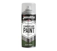 JENOLITE Peinture camouflage vert olive armée - 400 ml (RAL 6003) - Idéale pour le modélisme, le paintball, l'airsoft, les véhicules militaires