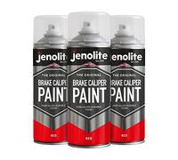 JENOLITE Peinture pour étrier de frein, rouge, 3 x 400 ml, restaure et transforme les étriers de frein de voiture