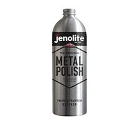 JENOLITE Polish liquide pour metal. Liquide polissage polyvalent pour le nettoyage du bronze, du cuivre, du chrome, des métaux inoxydables et de l'étain - Contenu : 1 litre