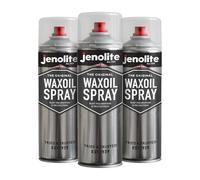JENOLITE Spray Cire Antirouille Transparent | 3x500ml | Protection Rouille pour Voitures, Motos, Utilitaires | Idéal comme Sous-Couche Antirouille Auto