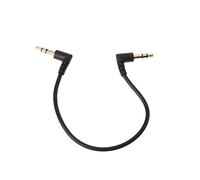 JENOR Câble audio stéréo à angle droit Jack 3,5 mm mâle vers mâle pour voiture AUX