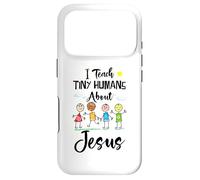 J'enseigne à de Petits Humains à Propos de Jésus, Professeur de l'école du Dimanche Coque pour iPhone 17 Pro
