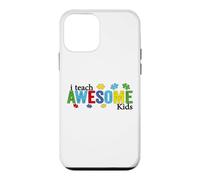 J'enseigne à des Enfants géniaux Un Professeur de Sensibilisation à l'Autisme Coque pour iPhone 12 Mini
