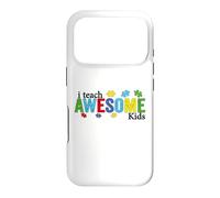 J'enseigne à des Enfants géniaux Un Professeur de Sensibilisation à l'Autisme Coque pour iPhone 17 Pro
