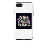 J'enseigne à l'enseignant Le Plus Mignon des Petits éléphants pour la rentrée Coque pour iPhone SE (2020) / 7/8