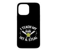 J'enseigne à ma mère Hit & Steal Softball à Mes Enfants Coque pour iPhone 13 Pro Max